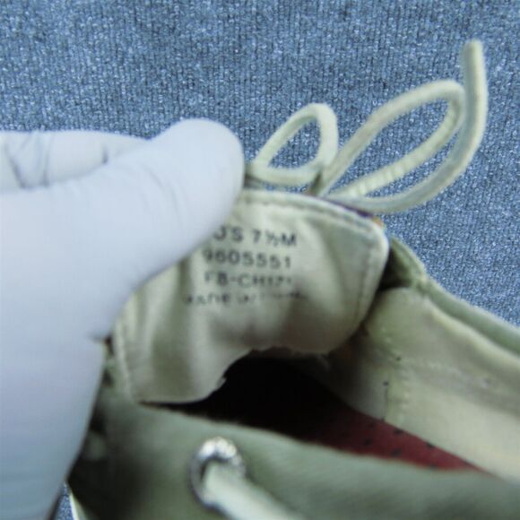 SPERRY Women Boat Shoe Multicolor Fabric Lace Up Size‎ 7.5 Medium - Picture 7 of 10